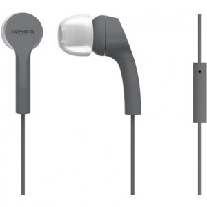 Koss | KEB9iGRY | Headphones | Wired | In-ear | Microphone | Gray